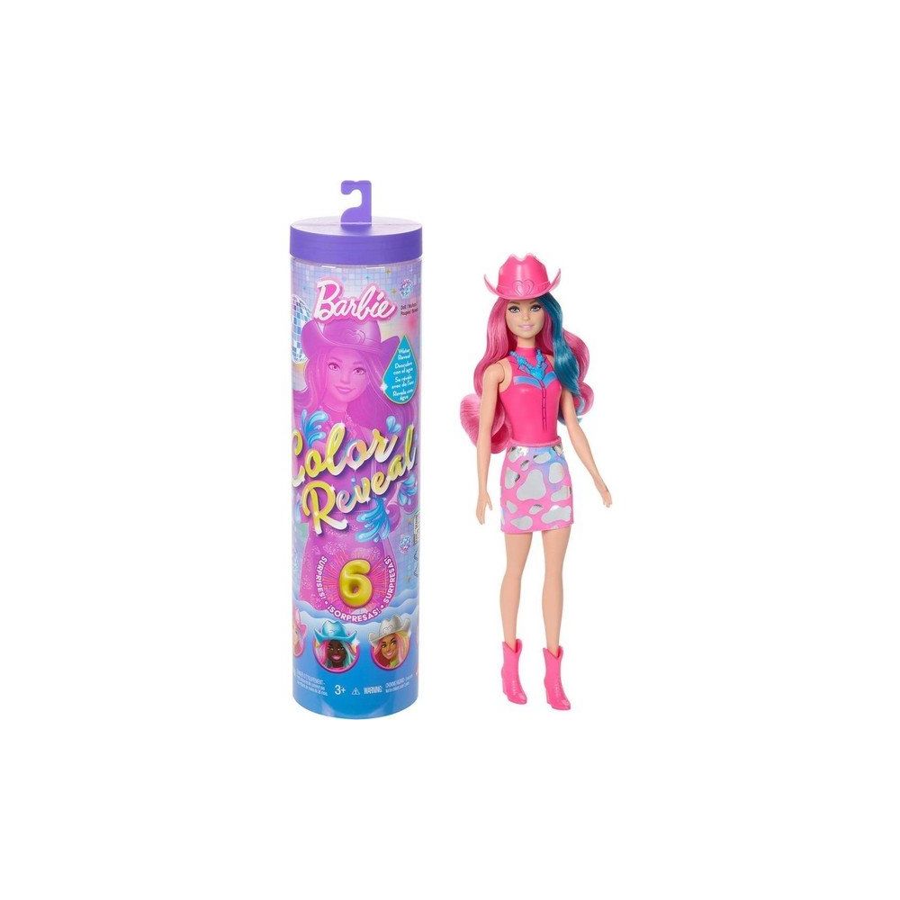 Barbie JCP01 Color Reveal Renk Değiştiren Sürpriz Disco Star