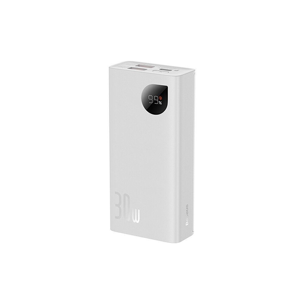 Baseus Adaman2 Digital Display 10.000 mAh 30W Beyaz Powerbank