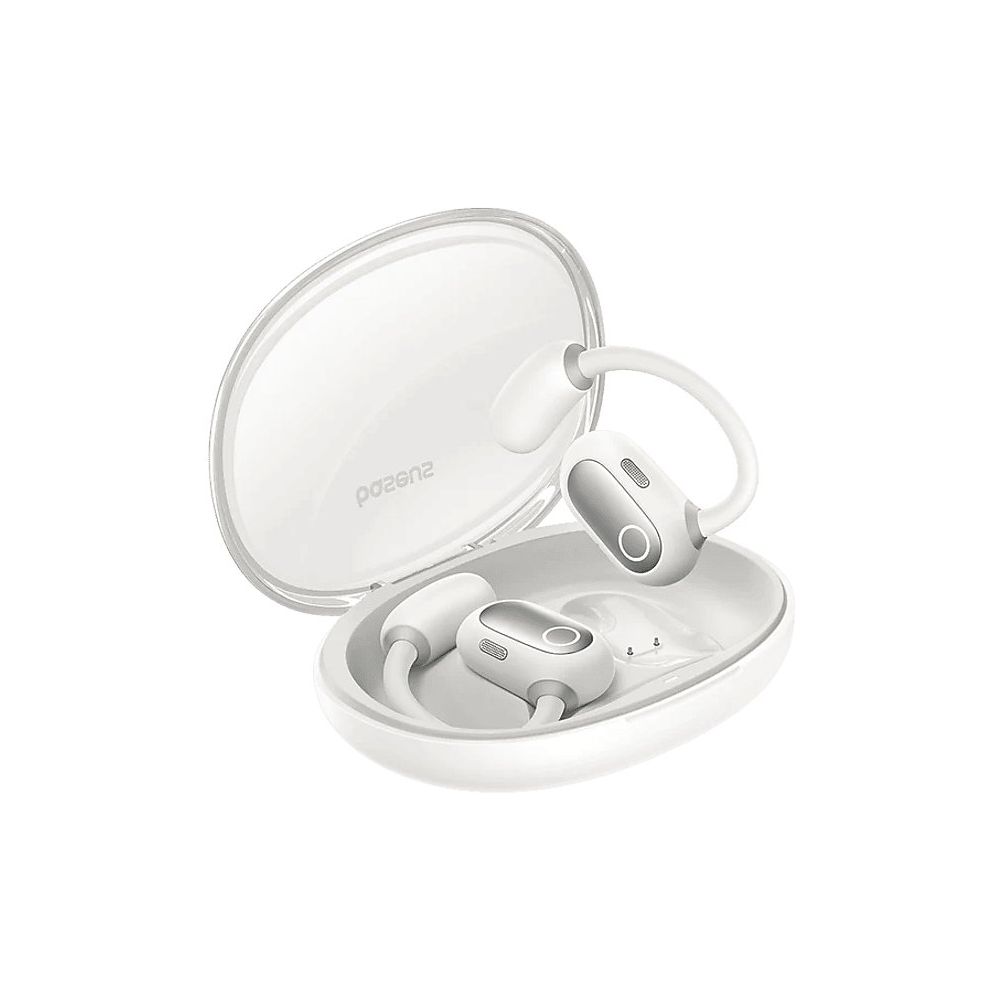 Baseus Eli Sport 1 Open-Ear Beyaz Bluetooth Kulaklık