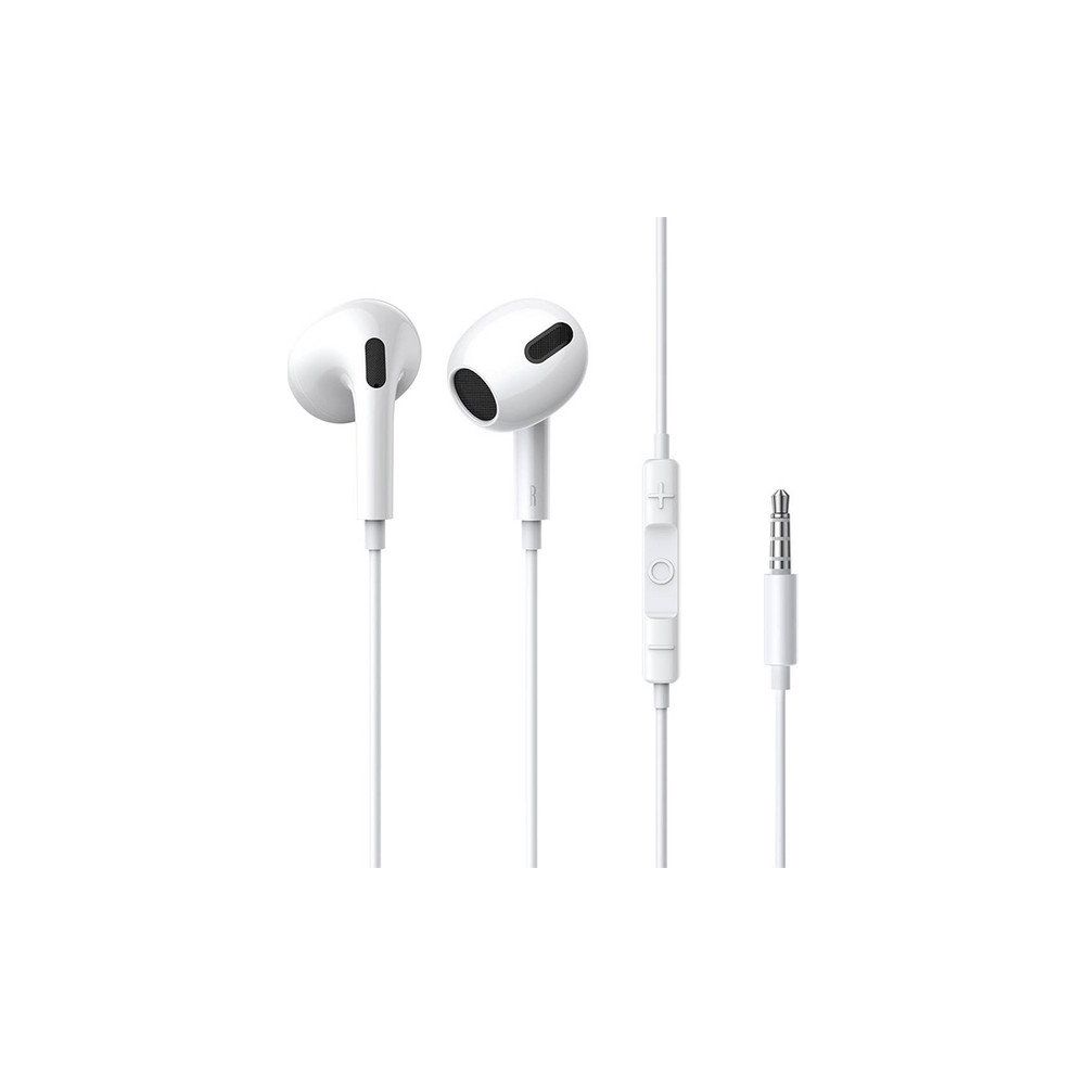 Baseus Encok H17 3.5 mm Beyaz Universal Kablolu Kulak İçi Kulaklık