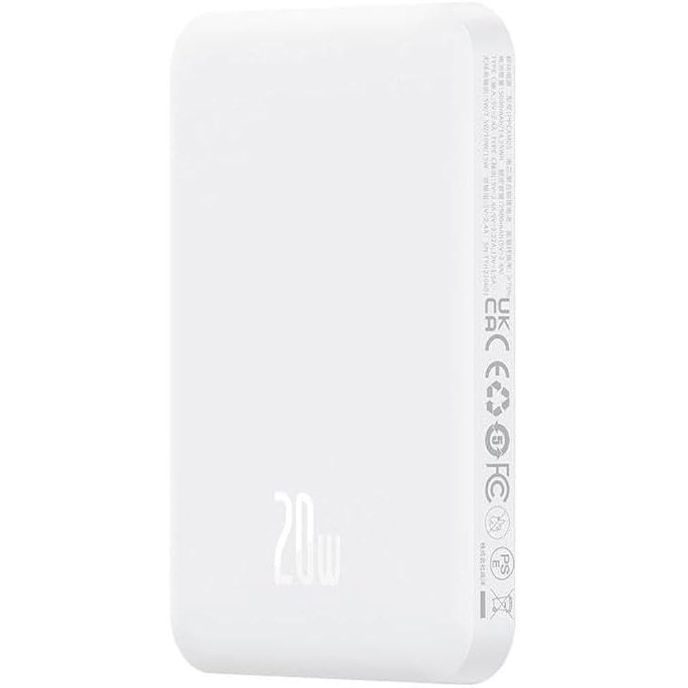 Baseus Magsafe Mini Wireless 5.000 MAH 20W Beyaz Powerbank
