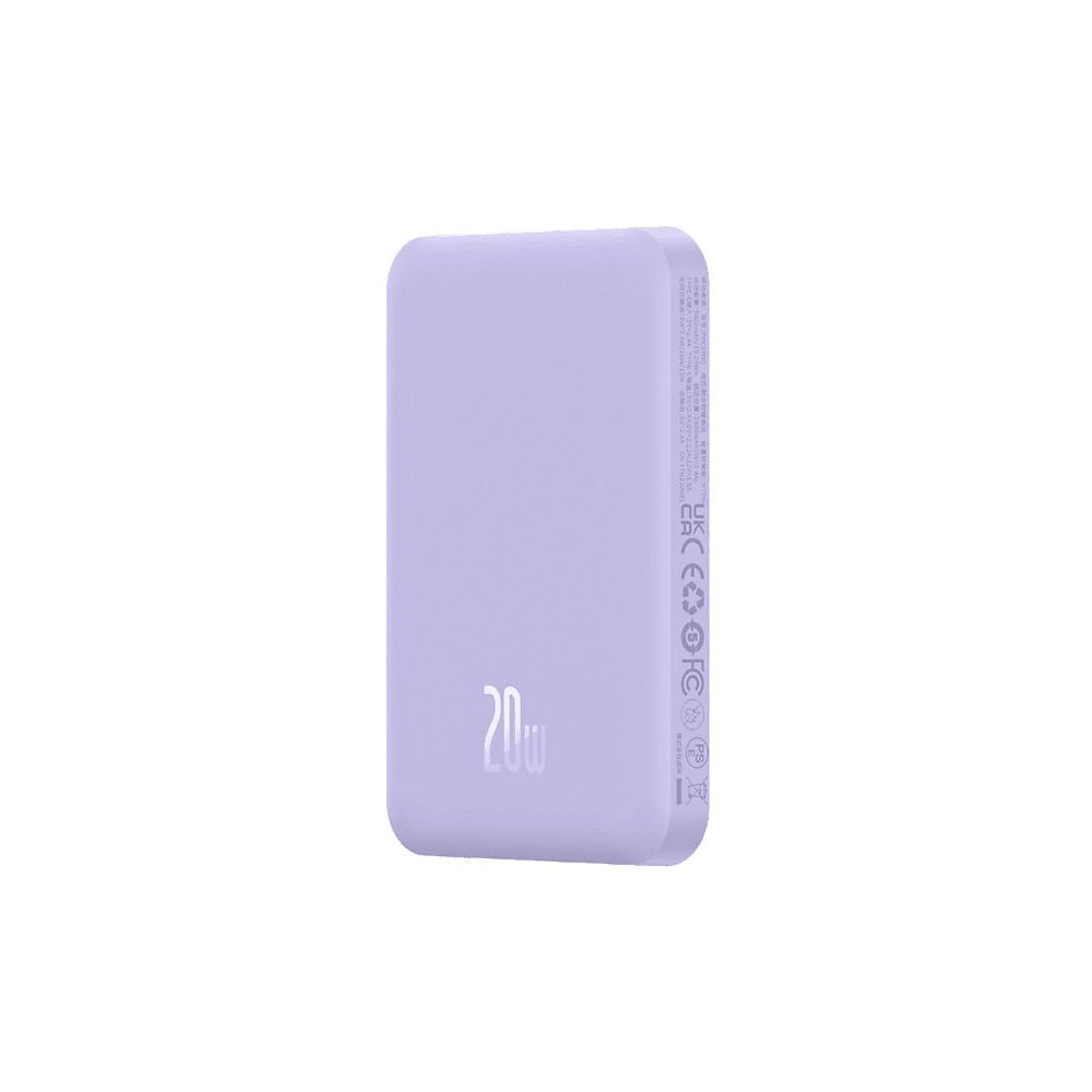 Baseus Magsafe Mini Wireless 5.000 MAH 20W Mor Taşınabilir Şarj Cihazı