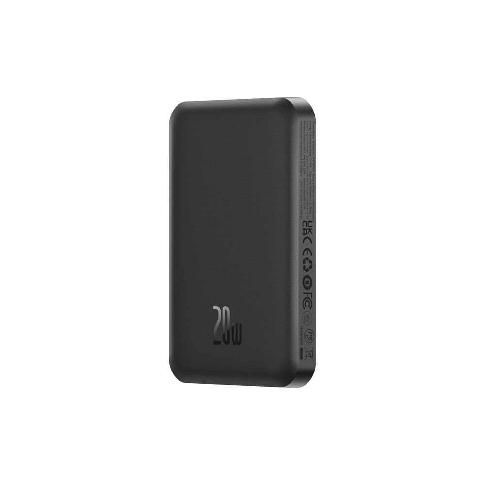 Baseus Mgsafe Mini 20W 5.000 mAh Kablosuz Şarjlı Siyah Powerbank