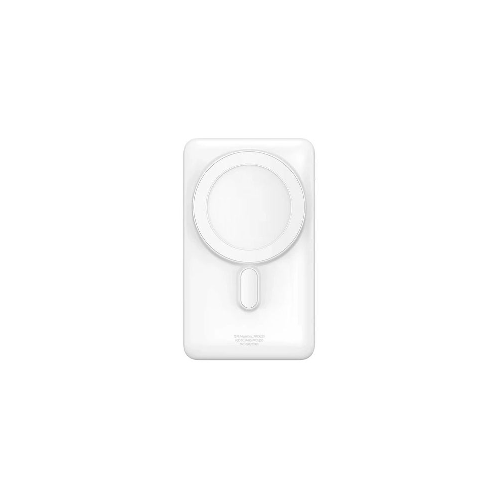 Baseus MgSafe Overseas 20W 10.000 mAh Stant Özellikli Kablosuz Şarjlı Beyaz Powerbank