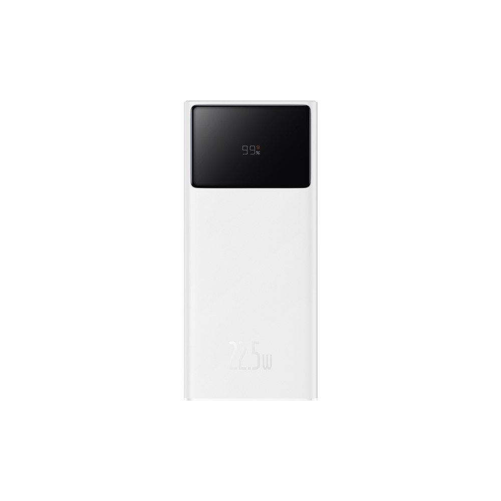 Baseus Star-Lord 22.5W 30.000 mAh Dijital Ekranlı Beyaz Powerbank