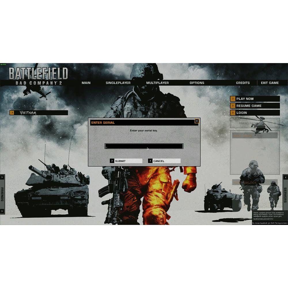 how to get battlefield bad company 2 serial code