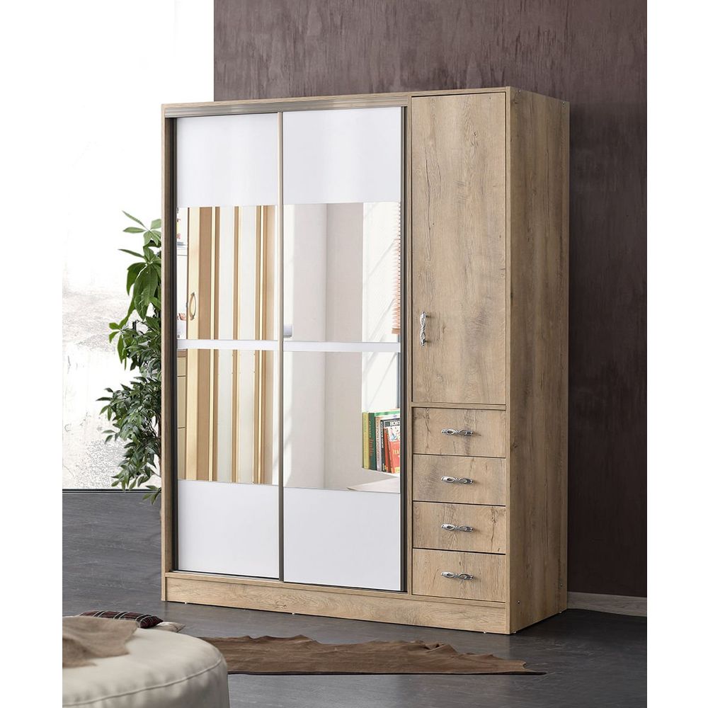 Beenal Samara Surgulu Kapakli Sifonyerli 200 Cm Gardrop Fiyatlari