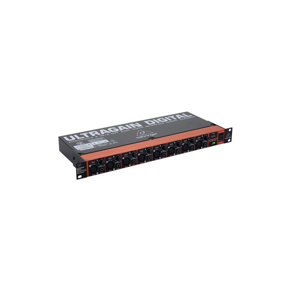 Behringer ADA8200 Siyah Midas Mic Preamplifikatörlü Audiophile 8