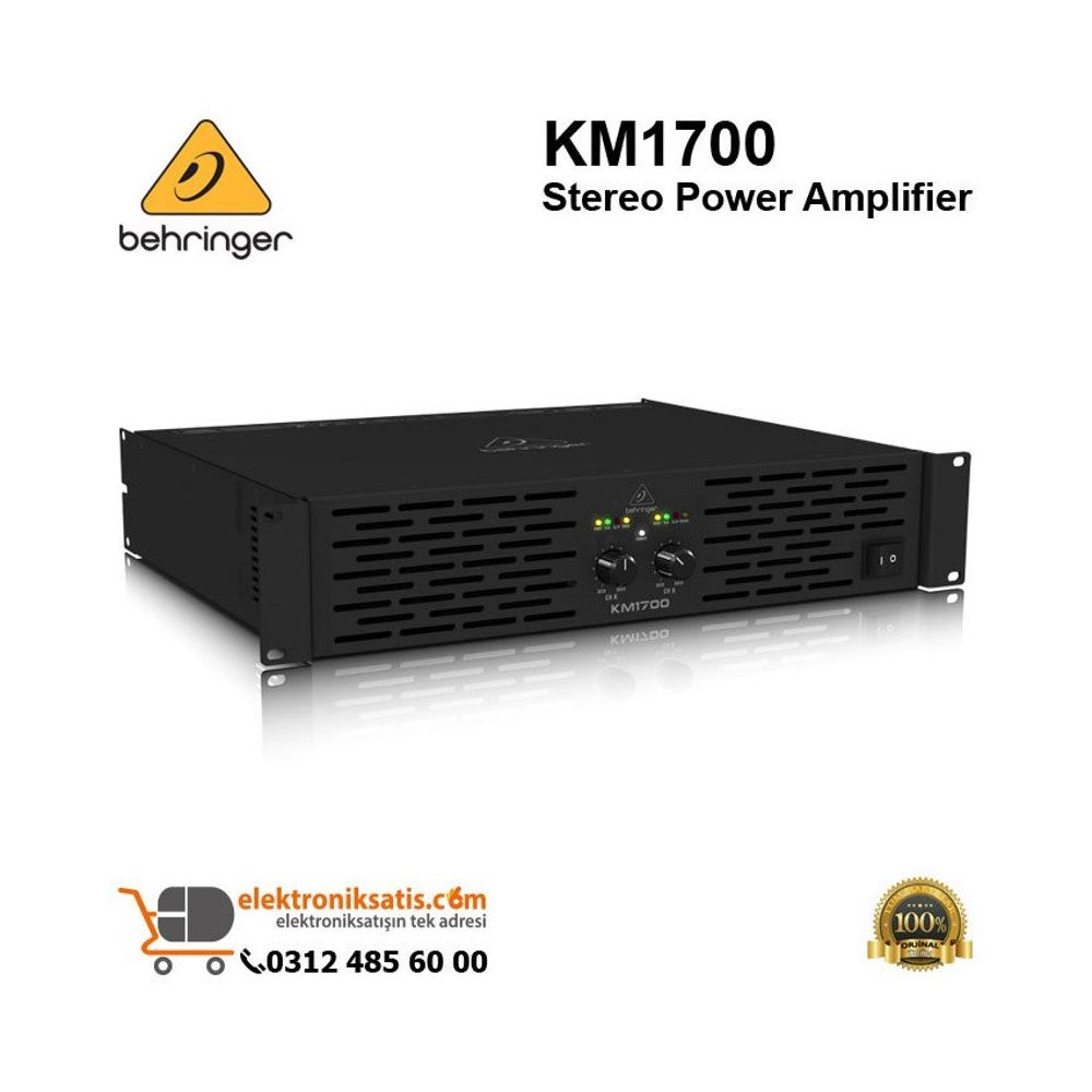 Behringer KM1700 Stereo Güç Amplifikatörü Fiyatları | Cimri