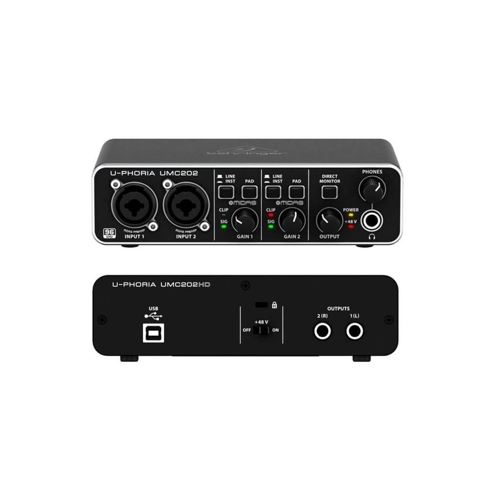 Звуковая карта behringer umc202hd