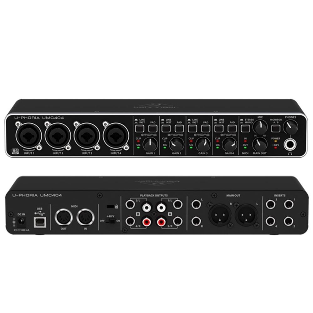 Внешняя звуковая карта с usb behringer umc404hd