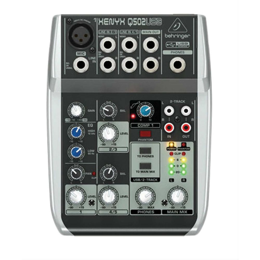 behringer xenyx q502usb on/off switch