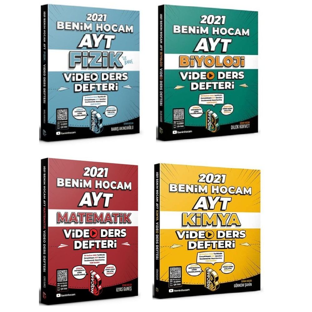 Benim Hocam Yayinlari Ayt Sayisal Tum Dersler Kazandiran Video Ders Notlari Seti Fiyatlari