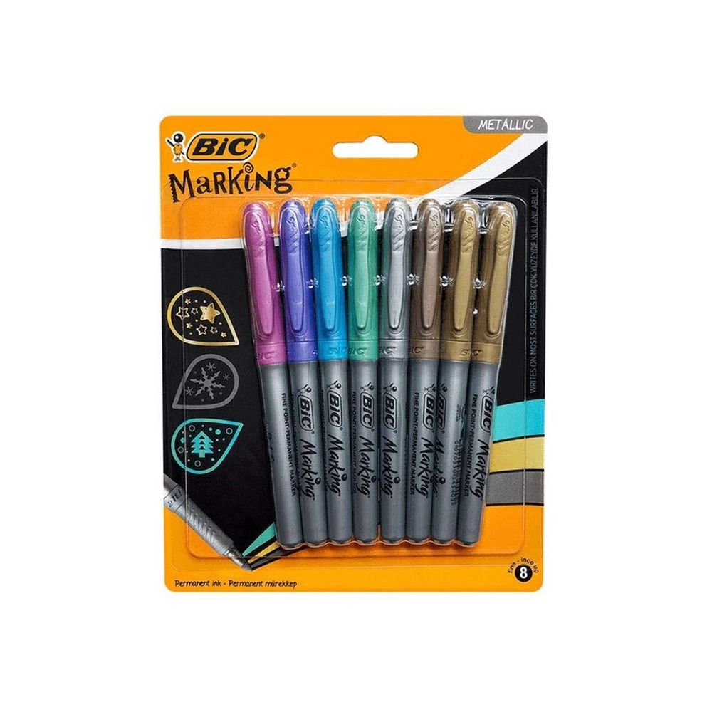Bic 961441 8li Marking Color Metalik Renkler Blister Kalem Fiyatlari