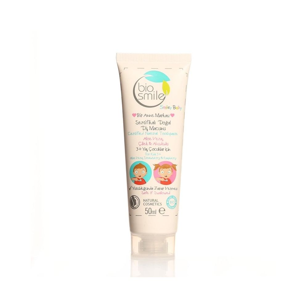 Bio Smile Aloe Vera Muz Aromali 50 Ml 0 3 Yas Organik Bebek Dis Macunu Fiyatlari