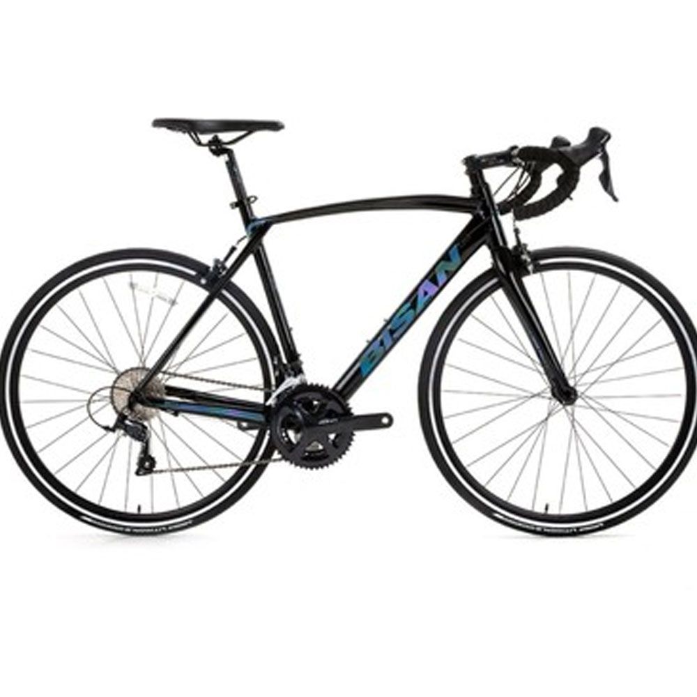 Bisan Rx 9500 Sora 18V 52 cm Parlak Siyah Mor Yeşil Yol Bisikleti
