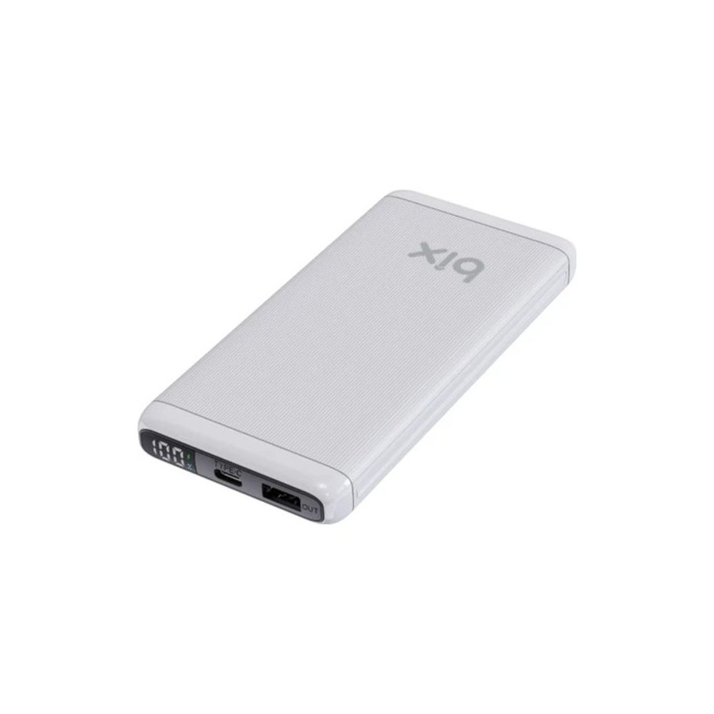 Bix Bxpb11 20w Pd Type-c Ve Usb-a Scp 22.5w Qc 3.0 18w Çift Çıkışlı Led Ekranlı 10.000 mAh Beyaz Powerbank