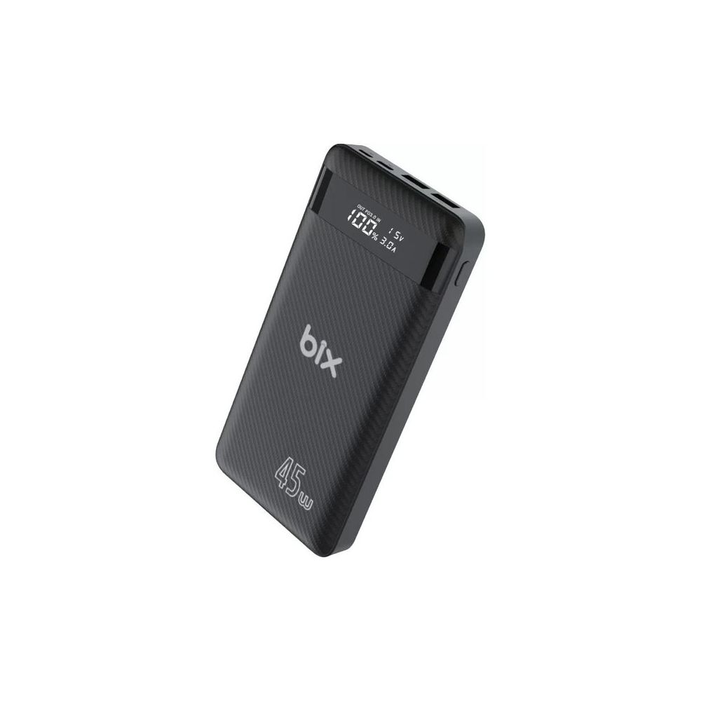 Bix Pb202 Hızlı Şarj 20.000 mAh Siyah Powerbank Teşhir- Outlet