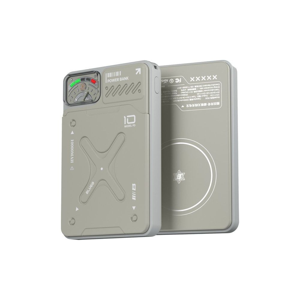 Blueo Ape Legend Magsafe Uyumlu 10.000 mAh 15W Kablosuz Gri Powerbank