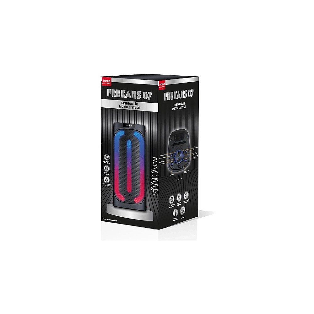 Bood Frekans 07 Siyah Bluetooth Hoparlör