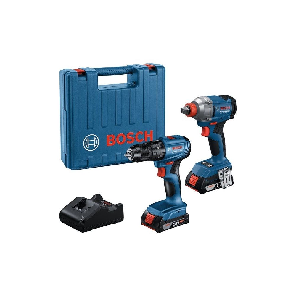 Bosch 06019N2124 GDX 18V-285+GSB 185-LI 2'li Somun Sıkma ve