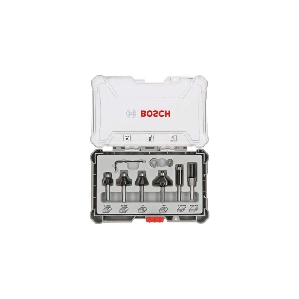 Bosch Pro 6 Parça Karışık 6 mm Şaftlı Freze Seti Fiyatları