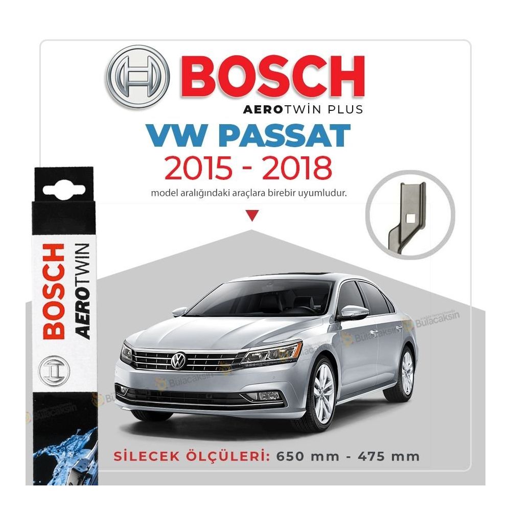 En Ucuz Bosch Aerotwin Volkswagen Passat 2015 2018 On Muz Silecek