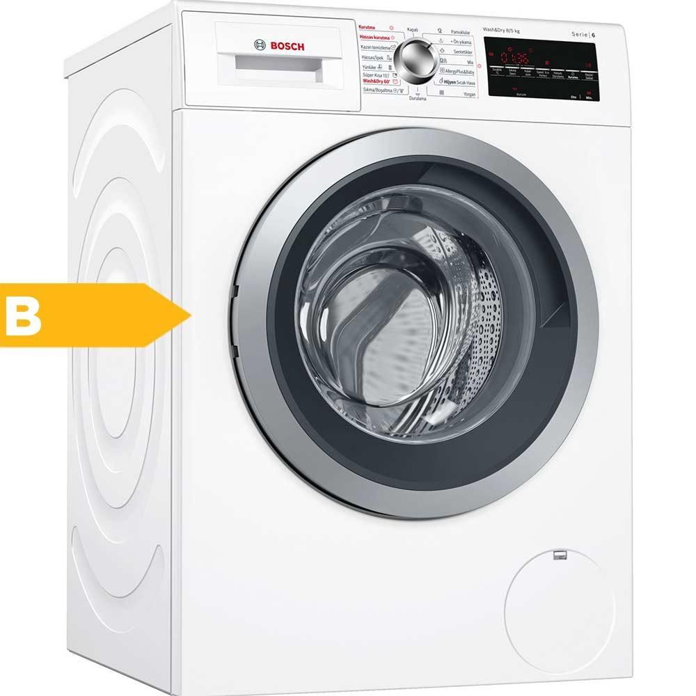 Bosch Wvg30440tr B Sinifi 8 Kg Yikama 1500 5 Kg Kurutma Devir