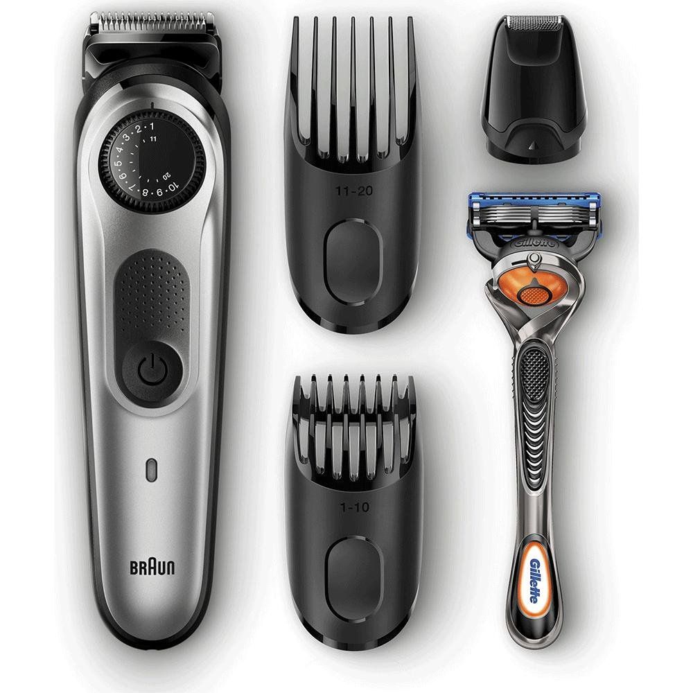 【翌日発送】BRAUNセット一式　新品 braun-bt5265-blkmtsilv-rzr-box