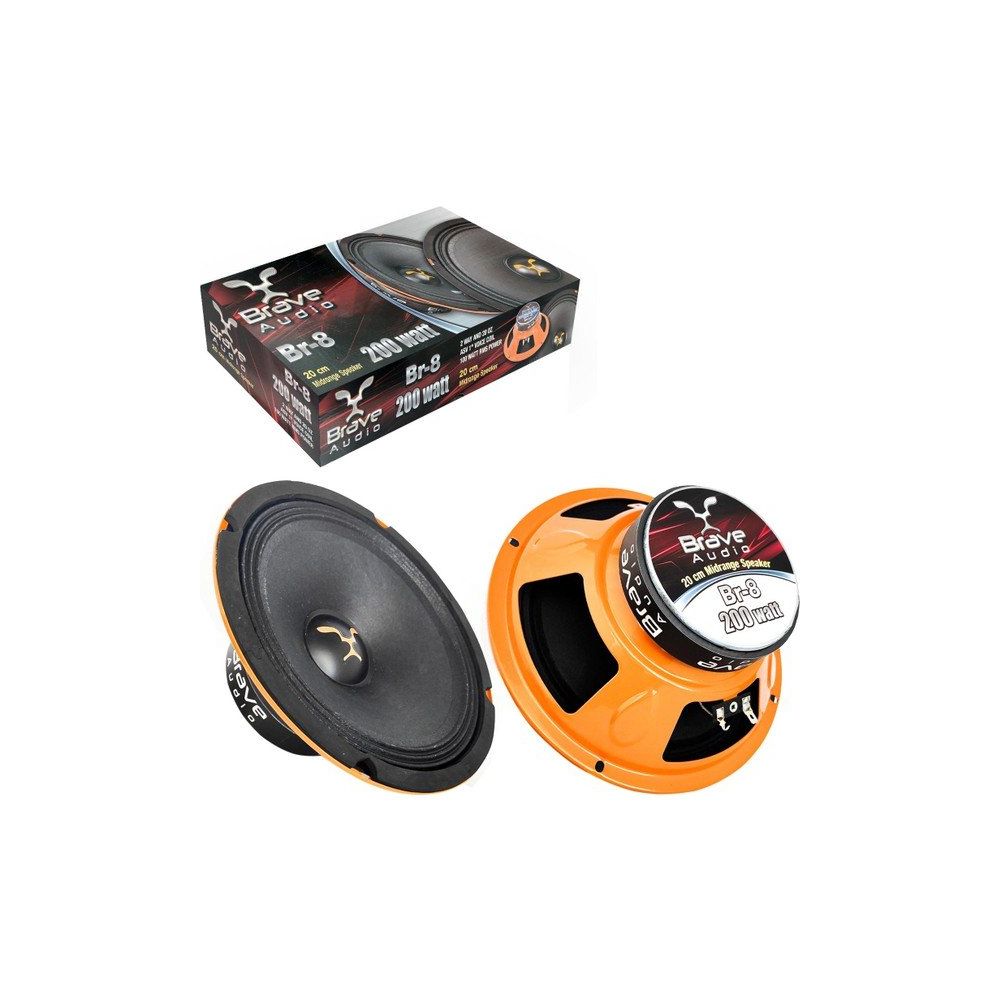 Brave BR-8 20 cm 200W 2 Adet Oto Midrange Fiyatları