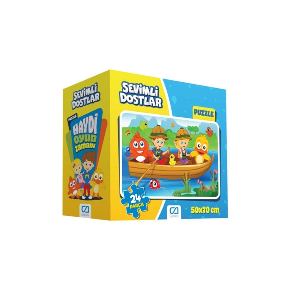 CA Games 50x70 cm 24 Parça Yer Sevimli Dostlar Puzzle Fiyatları