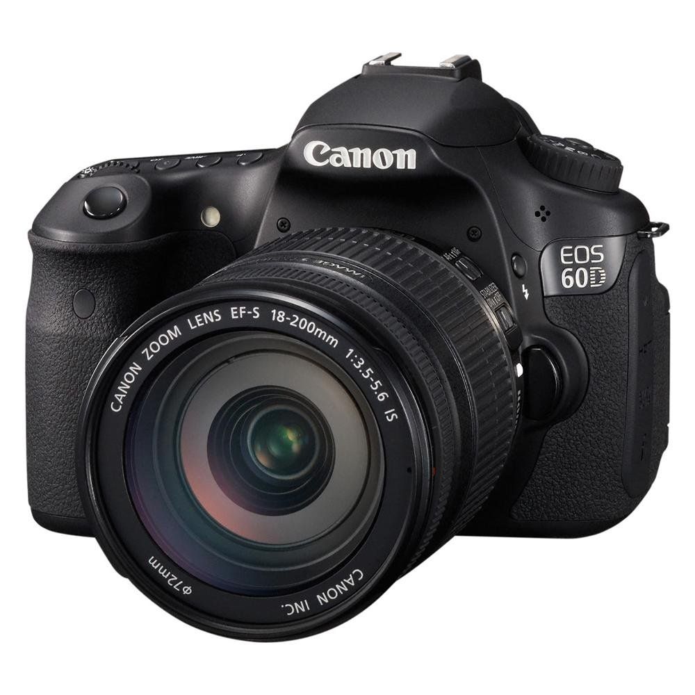 Canon EOS 60D 18-200mm Lens DSLR Siyah Fotoğraf Makinesi