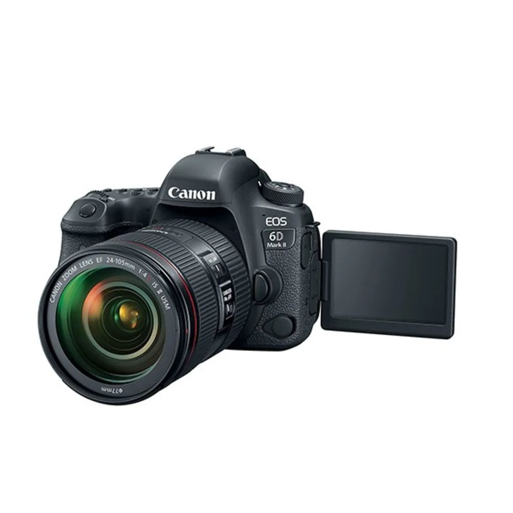 Canon eos6D MarkⅡ＋EF24-70mm /4L IS USM Canon EOS 6D Mark II 24-70 F4L DSLR Fotoğraf Makinesi Fiyatları ve