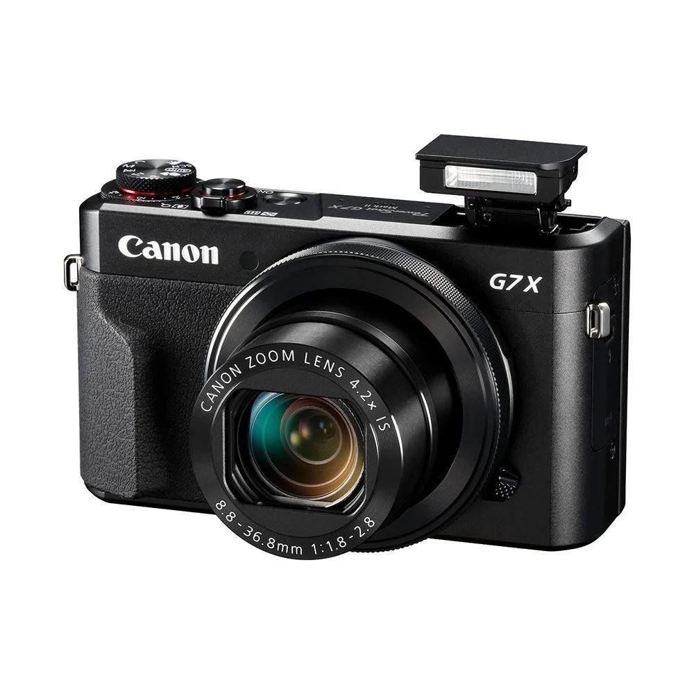 美品　Canon PowerShot G7 X Mark II 本体 Canon PowerShot G7 X Mark II 20.1 Dijital Fotoğraf Makinesi