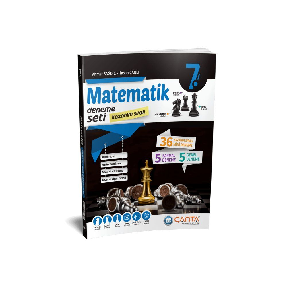 Çanta Yayınları 7. Sınıf Kazanım Sıralı Matematik Deneme Seti
