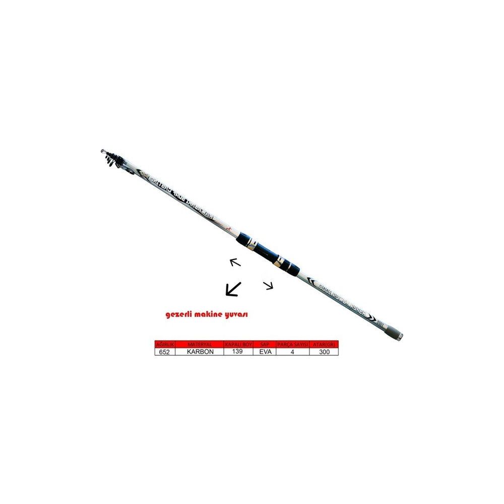 Captain 1693 300 GR Atar Kawasaki 500 CM Tele Surf Cast Kamış