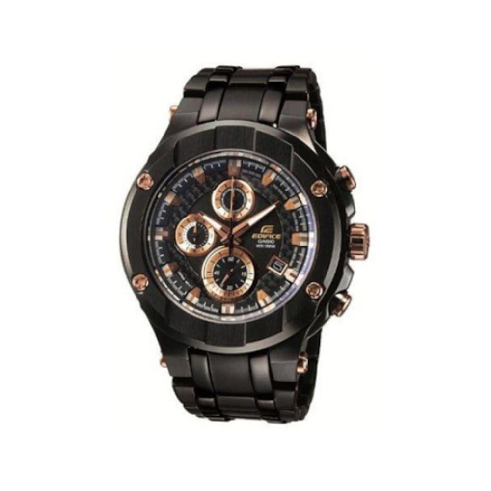 casio edifice gold black