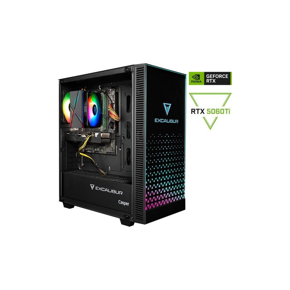 Casper Excalibur E65L.144F-BFT0X-0HD i5-14400F 16GB RAM 1TB SSD RTX 5060 Ti FreeDOS Oyun Bilgisayarı