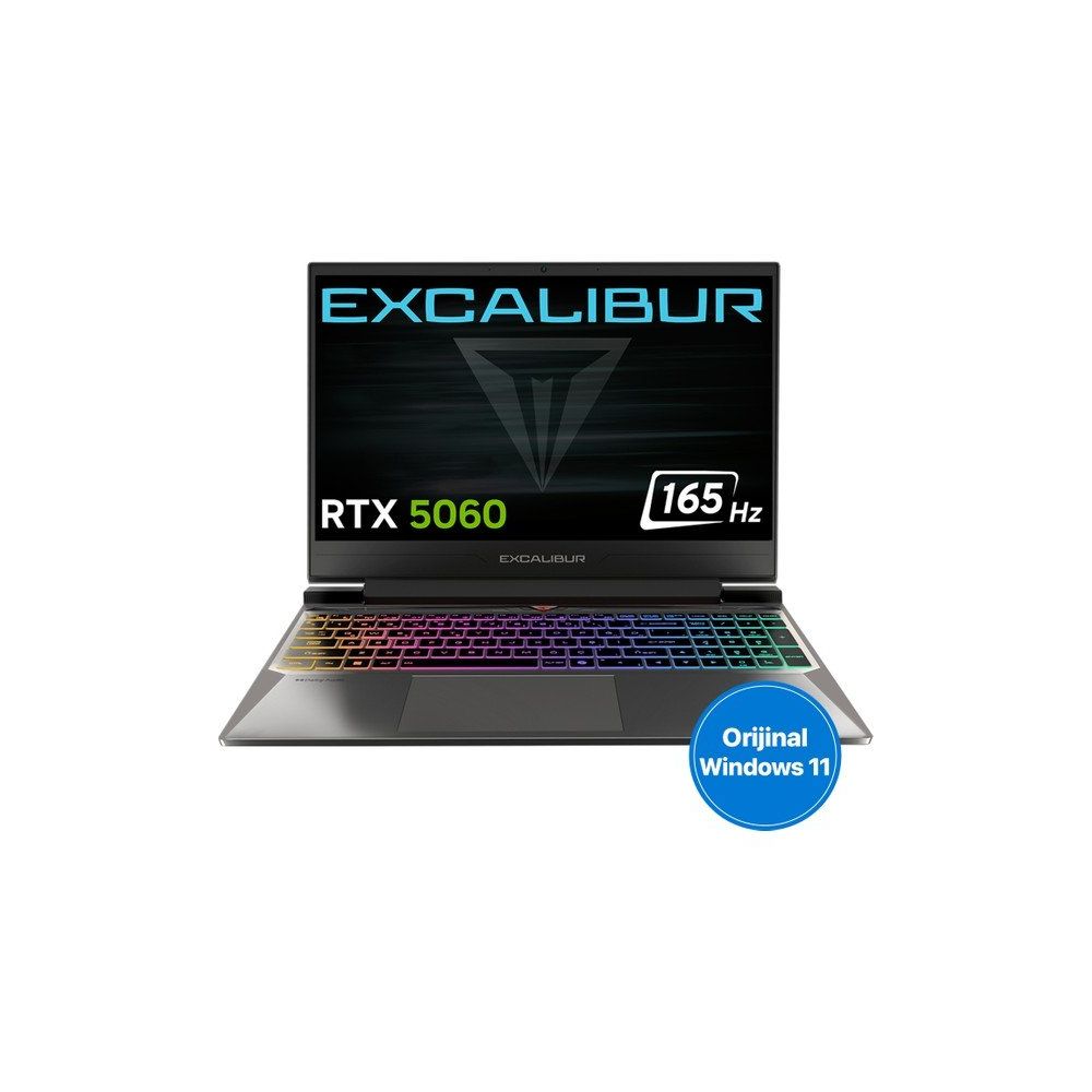 Casper Excalibur G870 G870.1362-EN60A-C i7-13620H 64GB RAM 4TB SSD RTX 5060 Windows 11 Home 15.6 inç Oyun Bilgisayarı