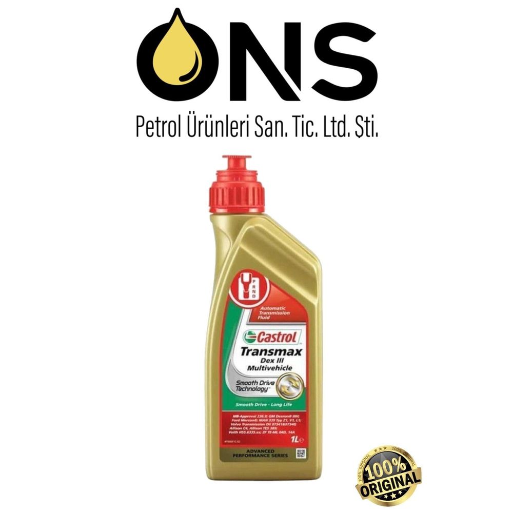 Castrol ATF Transmax Dex III Multivehicle 1 lt Otomatik
