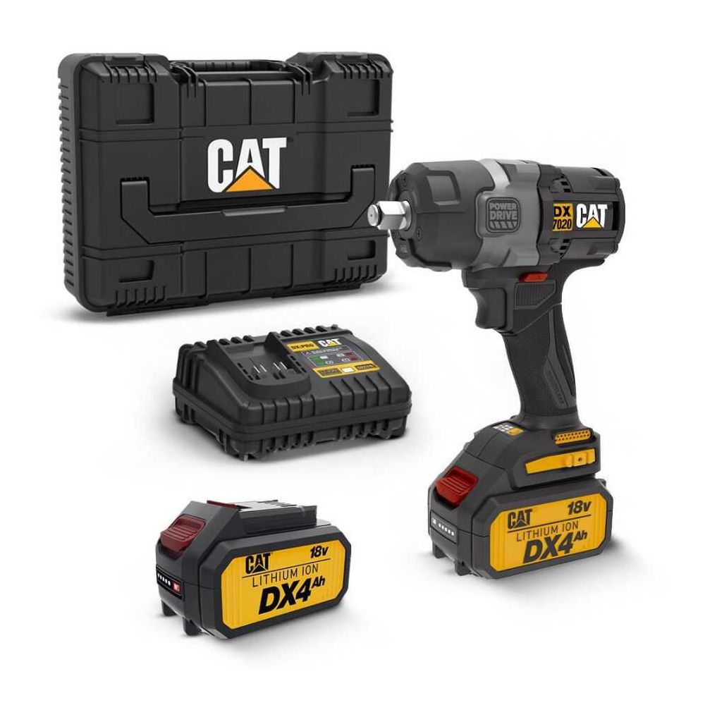 Cat DX7020 18 Volt 4.0 Ah Çift Akülü Kömürsüz 700/880 NM