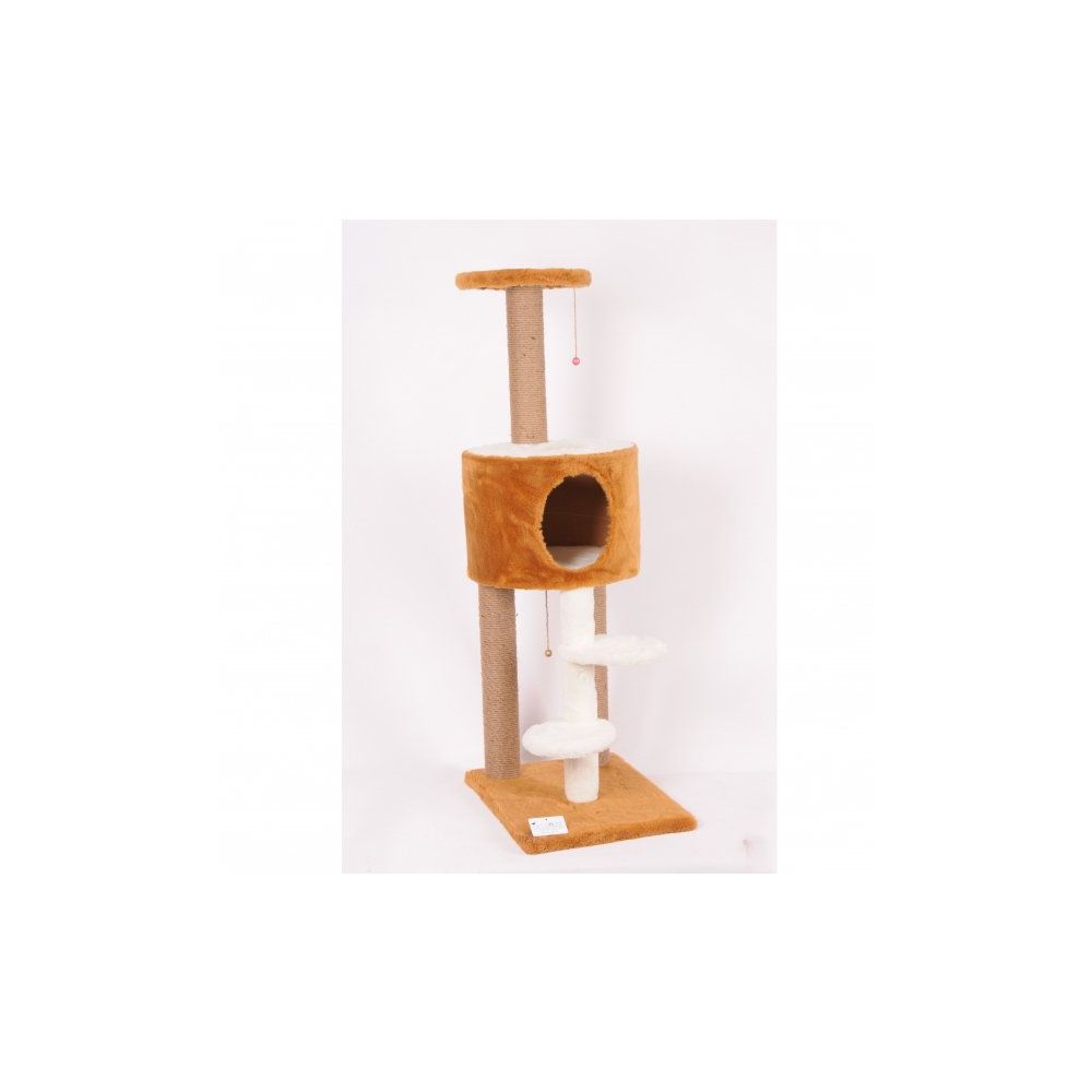 cat hause 131x60x40 cm kahverengi tirmalama kedi evi fiyatlari