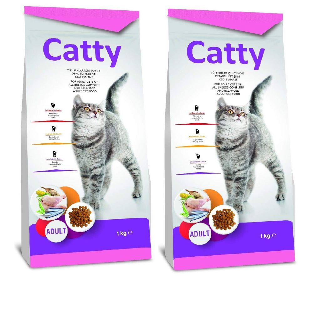 Catty Colourmix Renkli Taneli 2x1 Kg Yetiskin Kedi Mamasi Fiyatlari