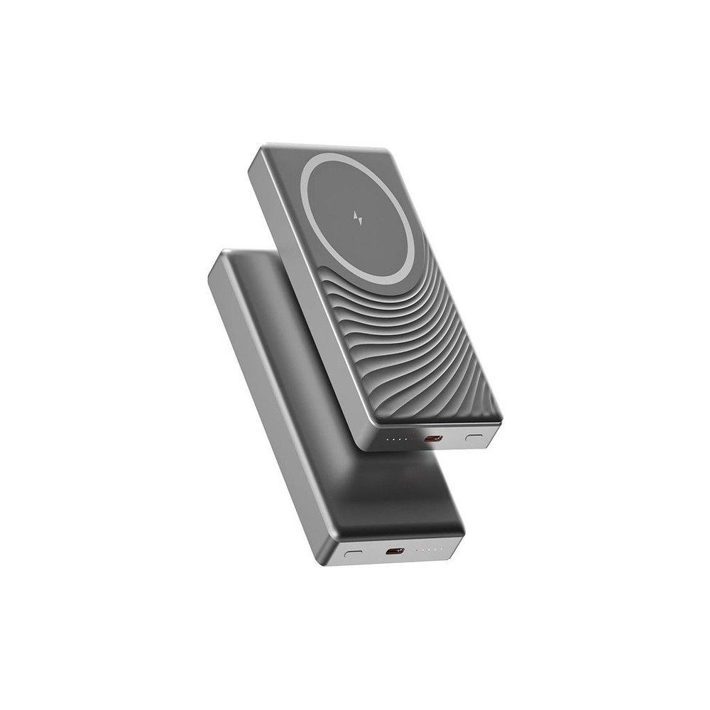 Çelikwork FP14 5.000 mAh 20W Usb-C LED Işıklı Wireless Slim Siyah Powerbank