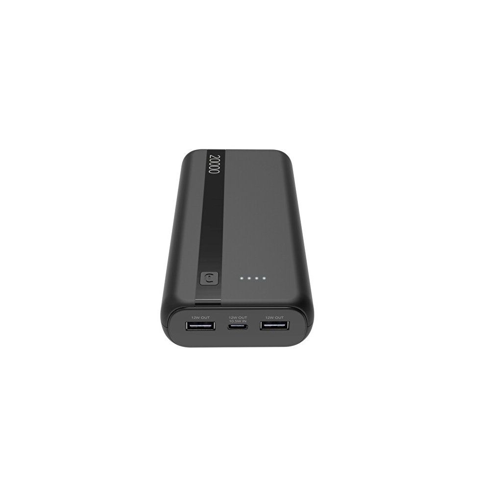 Cellular Line 12W X 2 20.000 mAh Siyah Powerbank