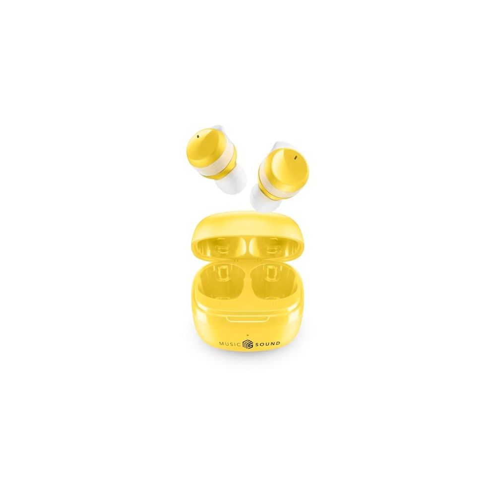 Cellular Line Music Sound Flow Sarı Bluetooth Kulaklık