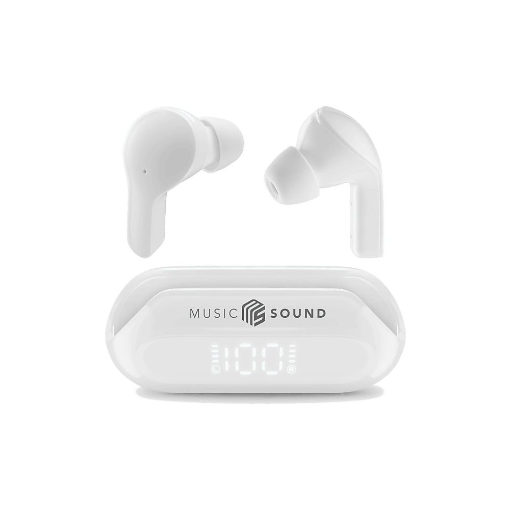 Cellular Line Music Sound Slide Beyaz Bluetooth Kulaklık