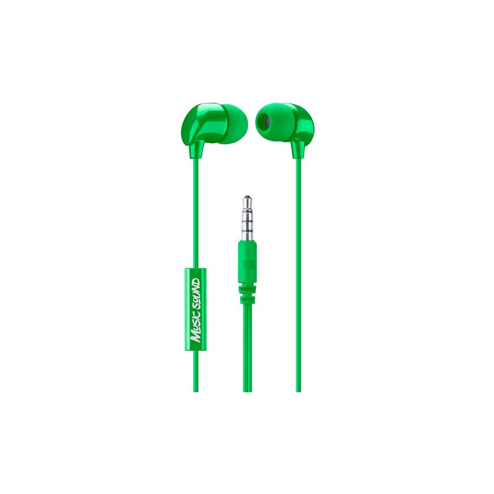 Cellularline Music Sound In-Ear Kulak İçi Kablolu Yeşil Kulaklık