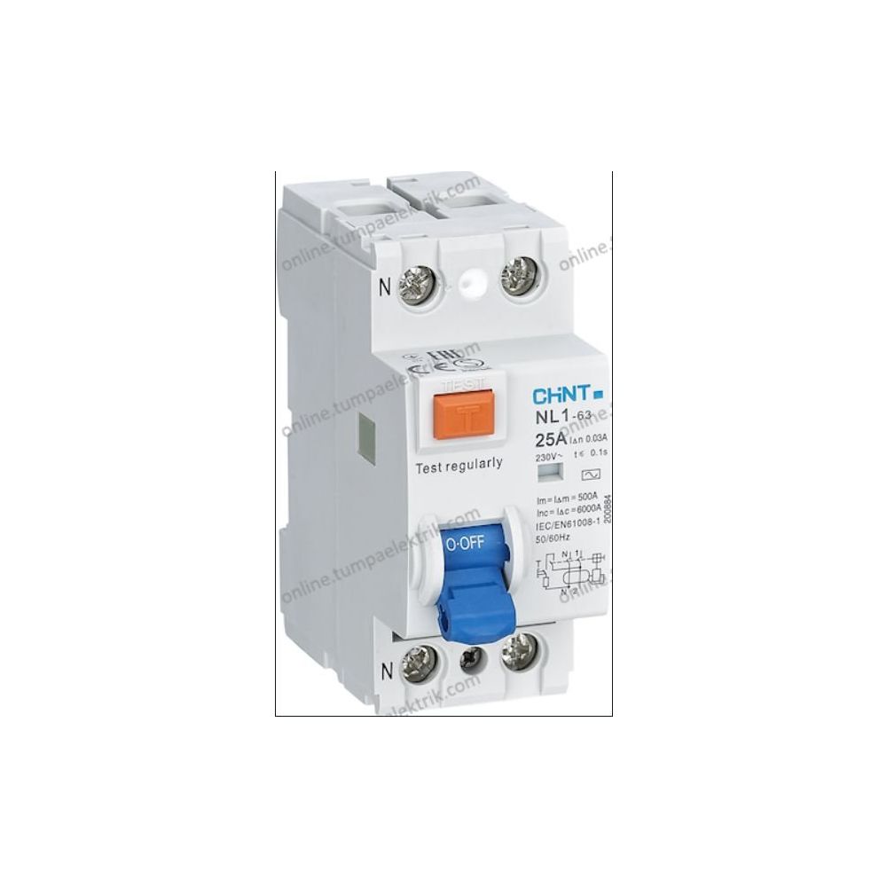 Chint 200213 2x40A 30mA AC 6kA Kaçak Akım Koruma Anahtarları Fiyatları