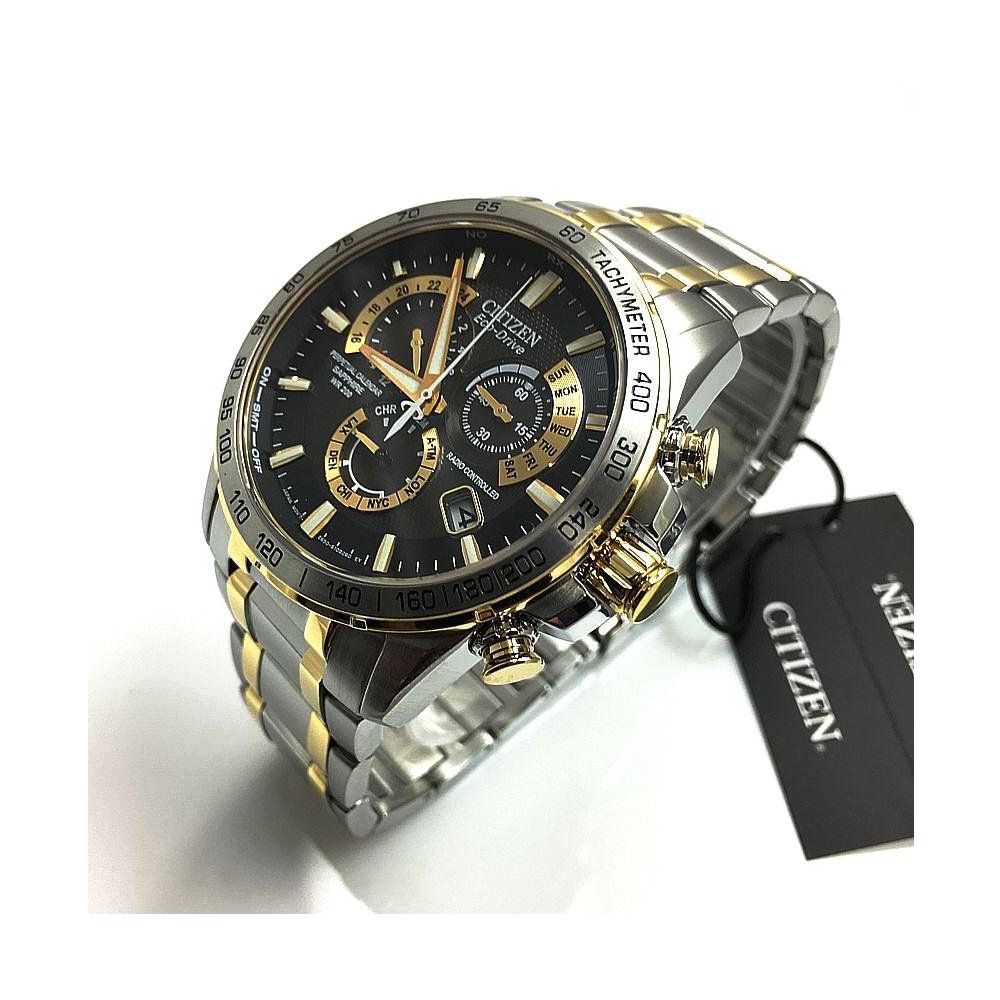 Citizen chronograph. Ситизен хронограф. Наручные часы Citizen at4004-52e.